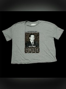 The Office Shirt | Michael Scott oversixe Crop Top | The Office TV Show